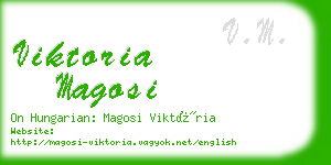 viktoria magosi business card